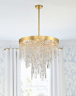 Winfield 6 Light Antique Gold Chandelier WIN-216-GA-CL-MWP