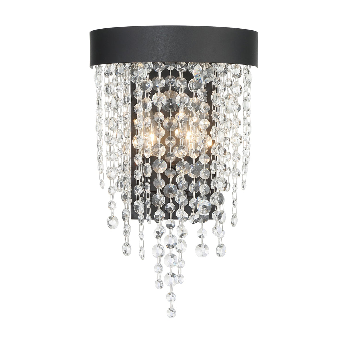 Winham 2 Light Black Forged Sconce WIN-612-BF-CL-MWP