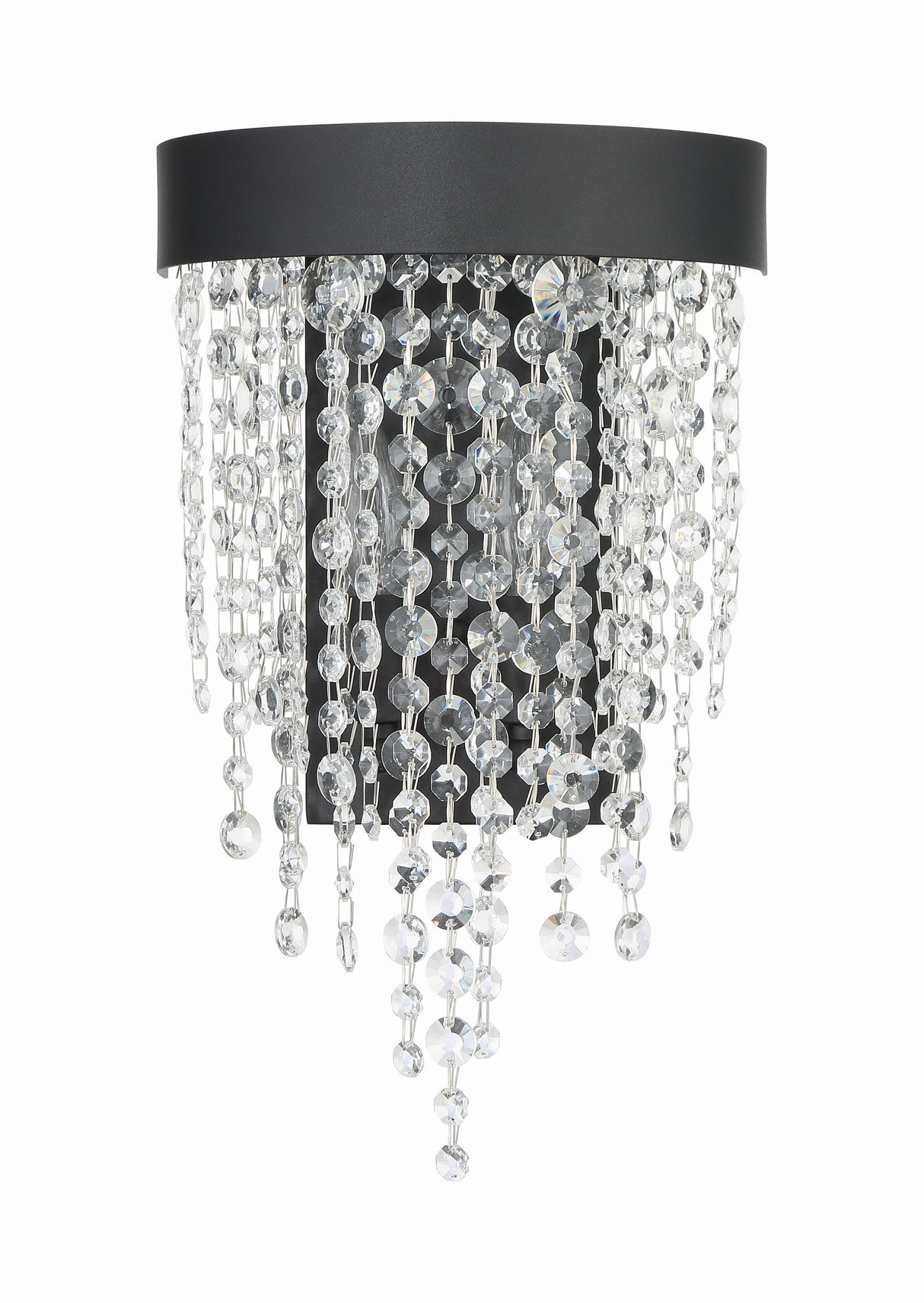 Winham 2 Light Black Forged Sconce WIN-612-BF-CL-MWP