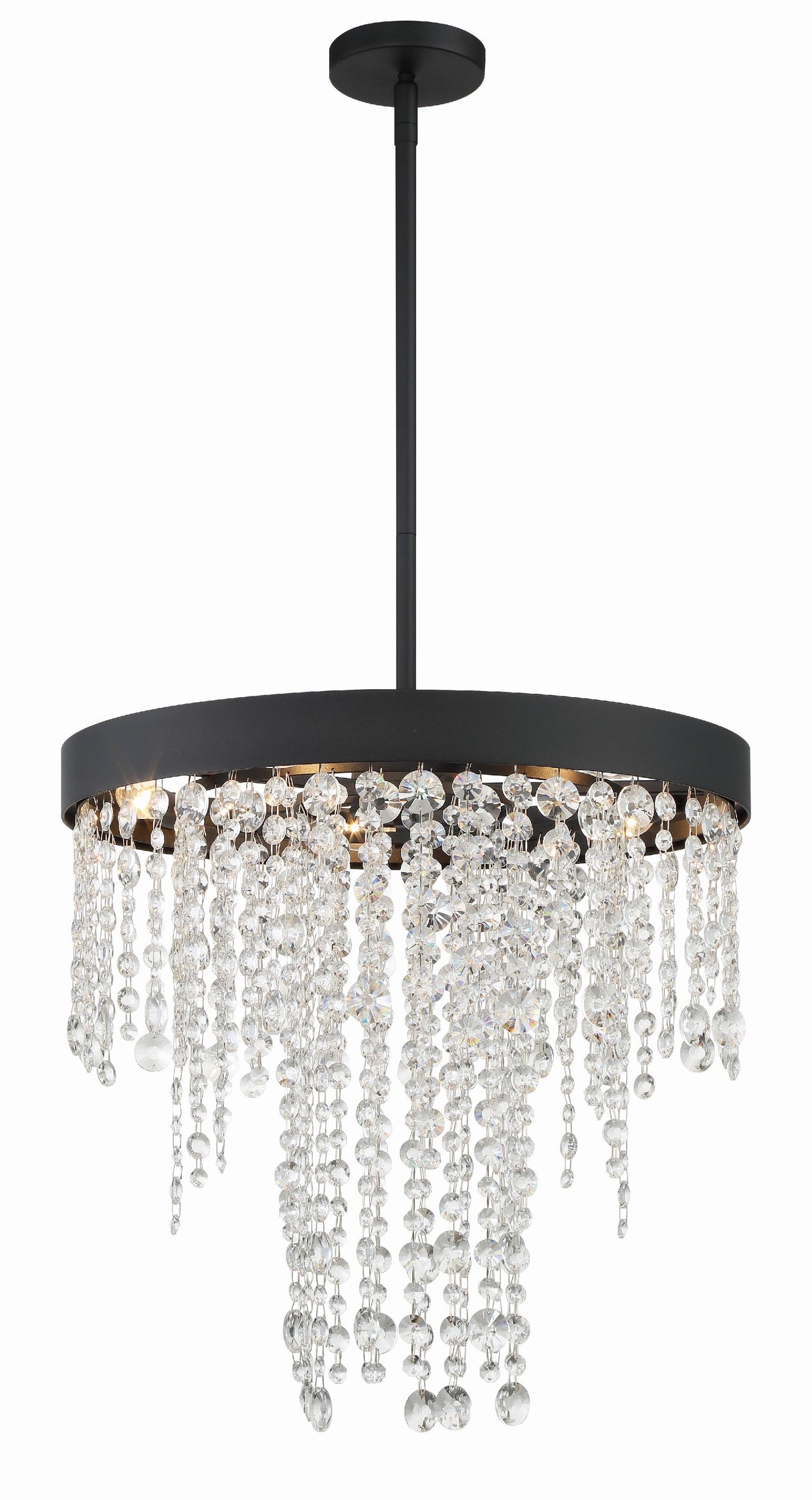 Winham 5 Light Black Forged Chandelier WIN-615-BF-CL-MWP