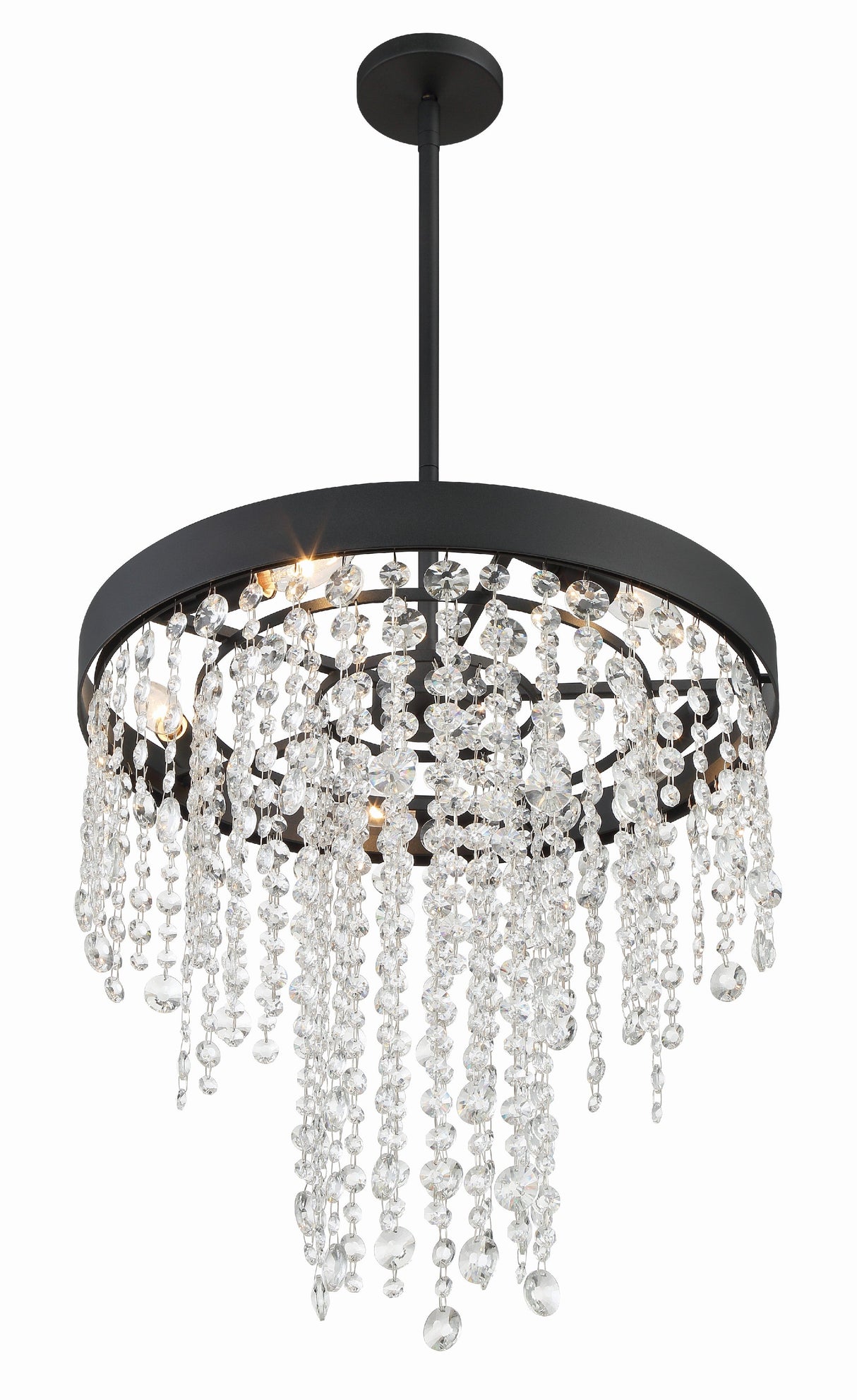 Winham 5 Light Black Forged Chandelier WIN-615-BF-CL-MWP