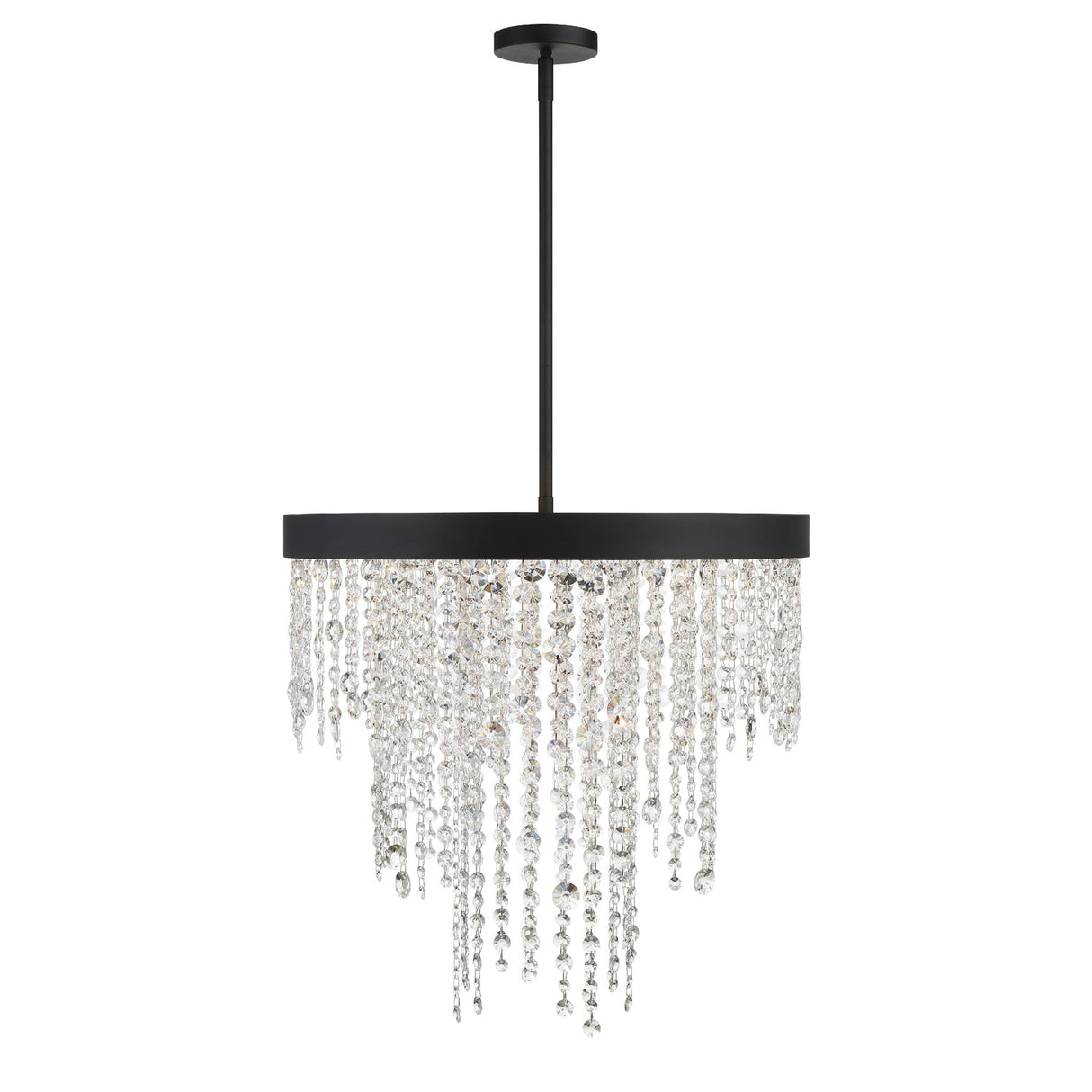 Winham 6 Light Black Forged Chandelier WIN-616-BF-CL-MWP