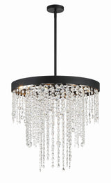 Winham 6 Light Black Forged Chandelier WIN-616-BF-CL-MWP