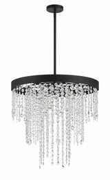 Winham 6 Light Black Forged Chandelier WIN-616-BF-CL-MWP