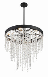 Winham 6 Light Black Forged Chandelier WIN-616-BF-CL-MWP