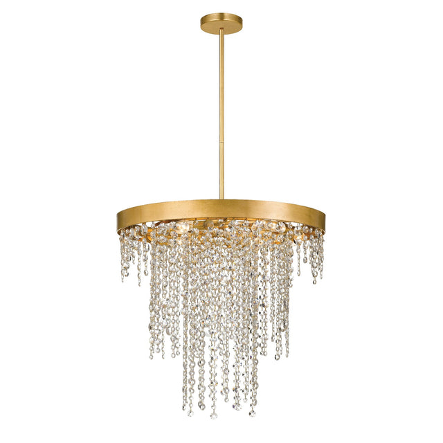 Winham 6 Light Black Forged Chandelier WIN-616-BF-CL-MWP