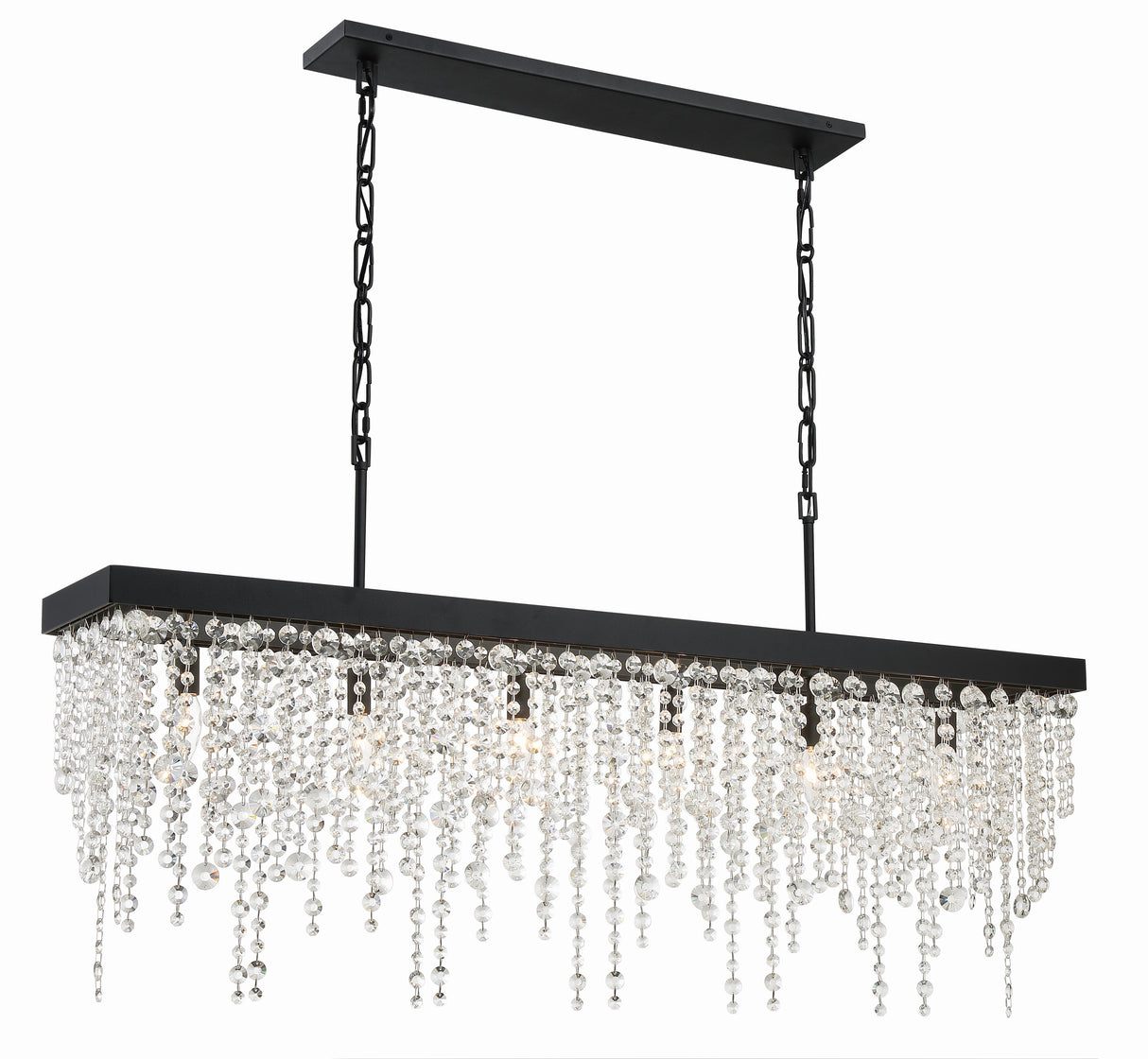 Winham 6 Light Black Forged Chandelier WIN-617-BF-CL-MWP