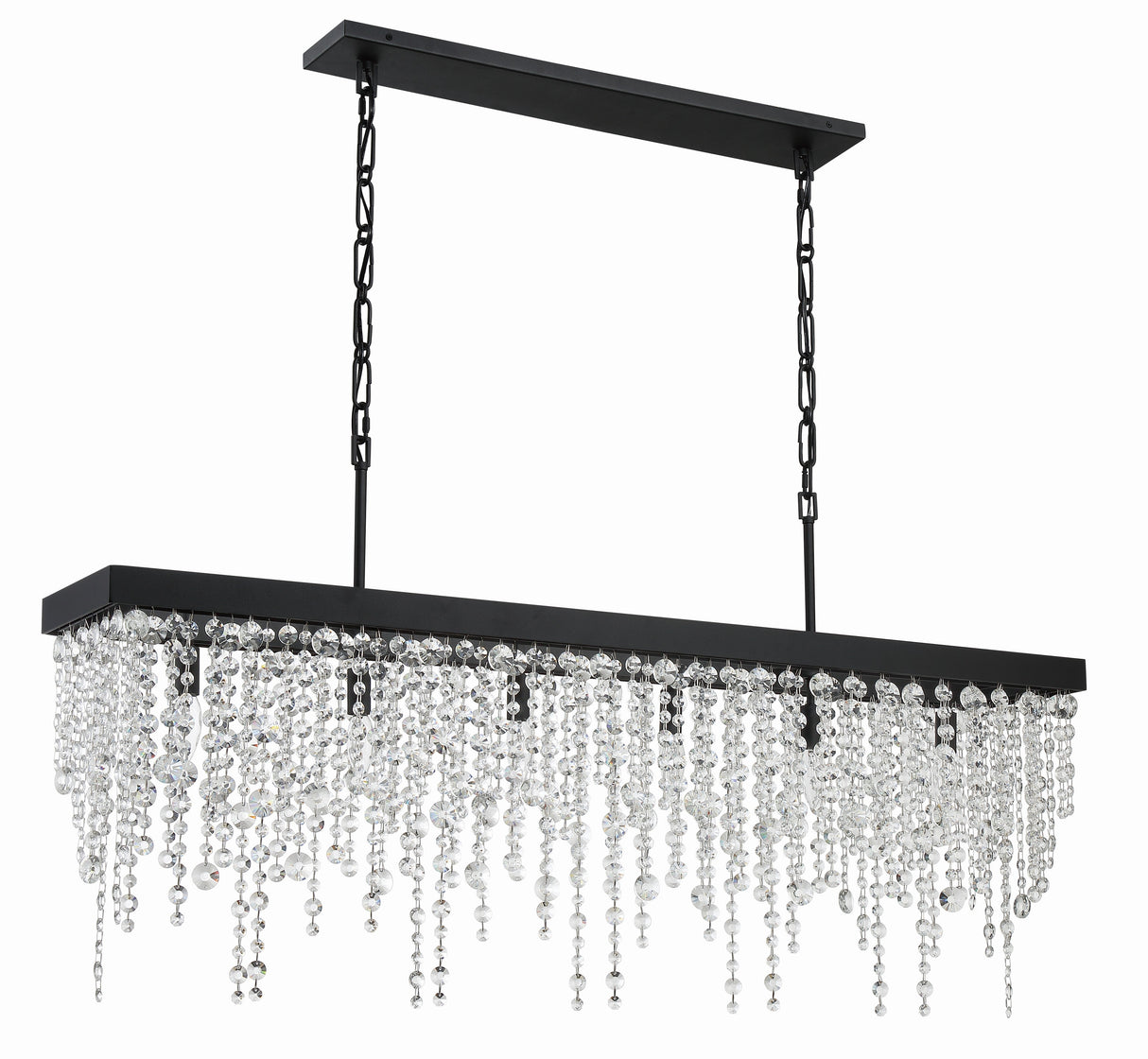 Winham 6 Light Black Forged Chandelier WIN-617-BF-CL-MWP