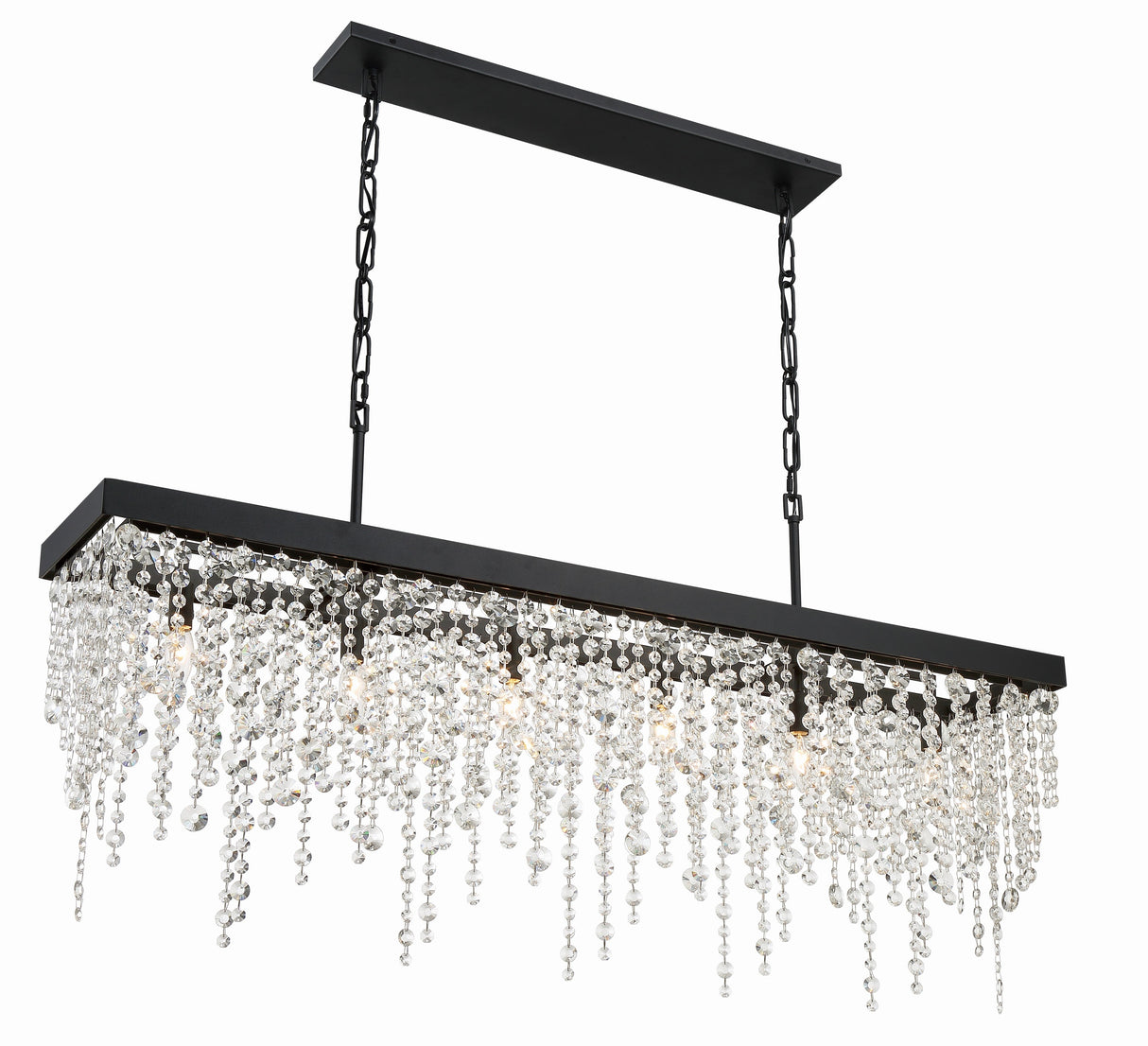 Winham 6 Light Black Forged Chandelier WIN-617-BF-CL-MWP