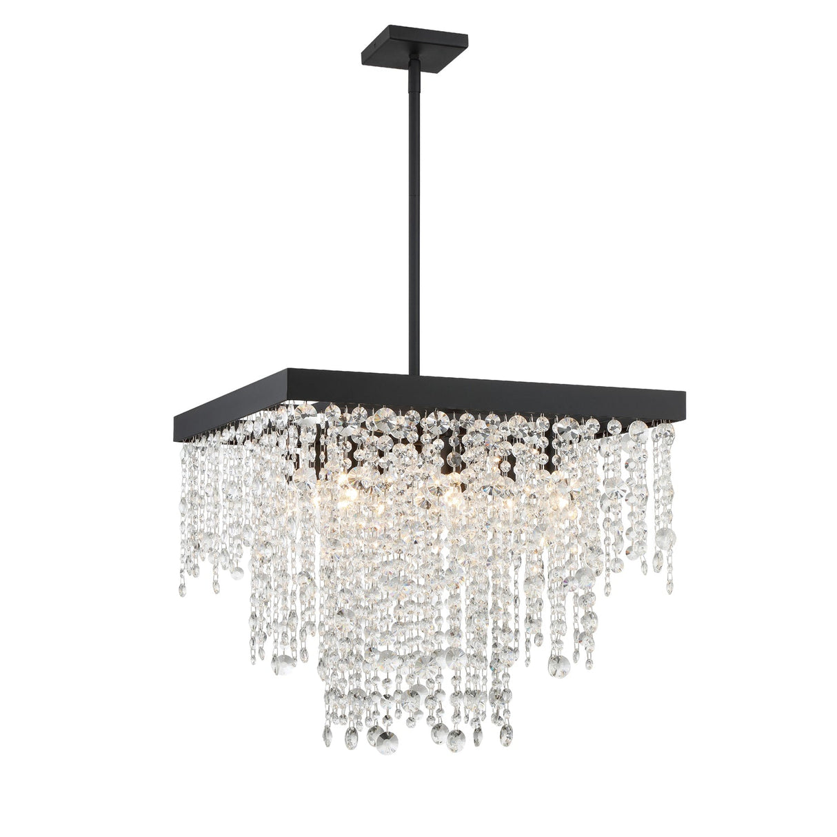 Winham 8 Light Black Forged Chandelier WIN-618-BF-CL-MWP