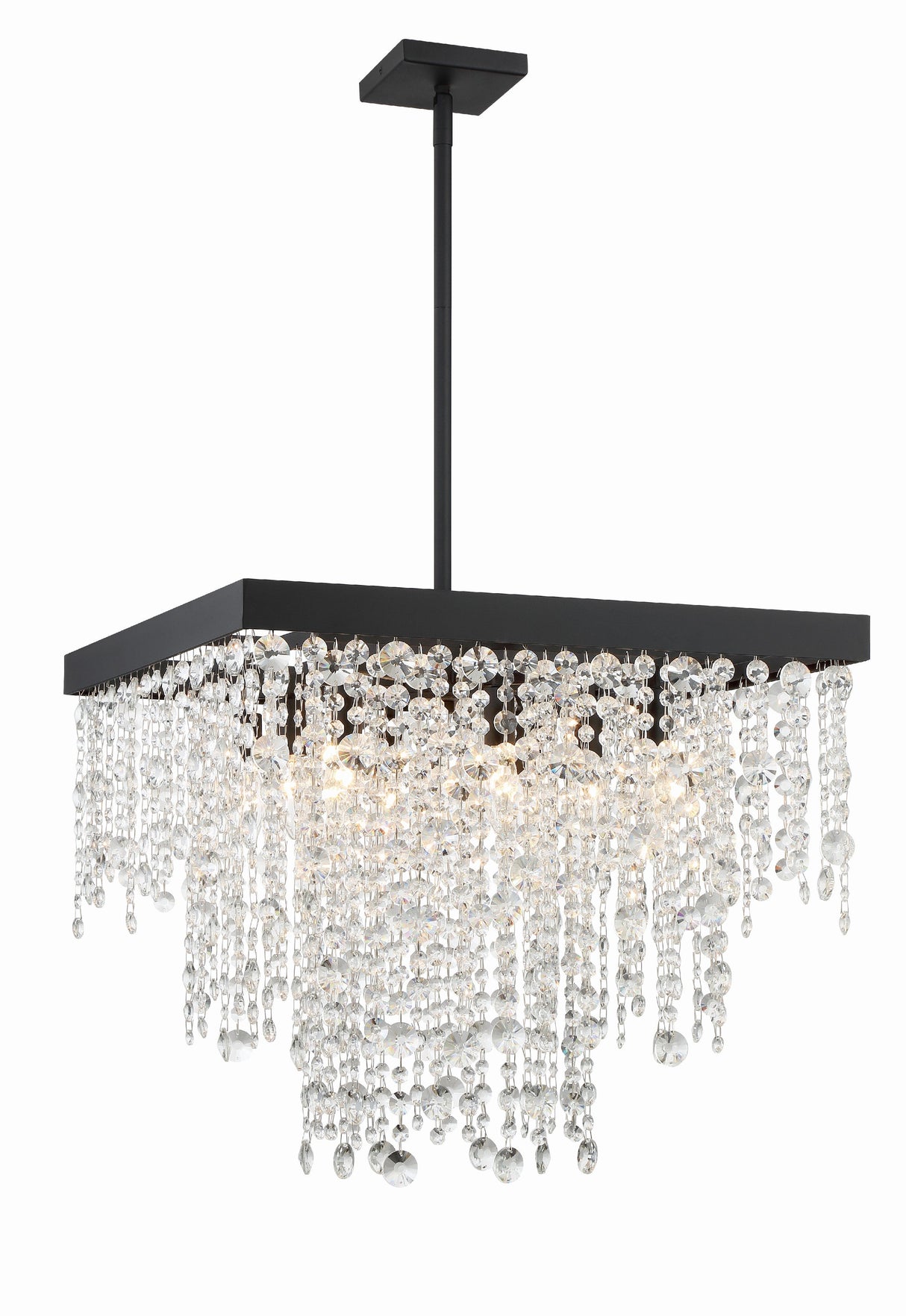 Winham 8 Light Black Forged Chandelier WIN-618-BF-CL-MWP