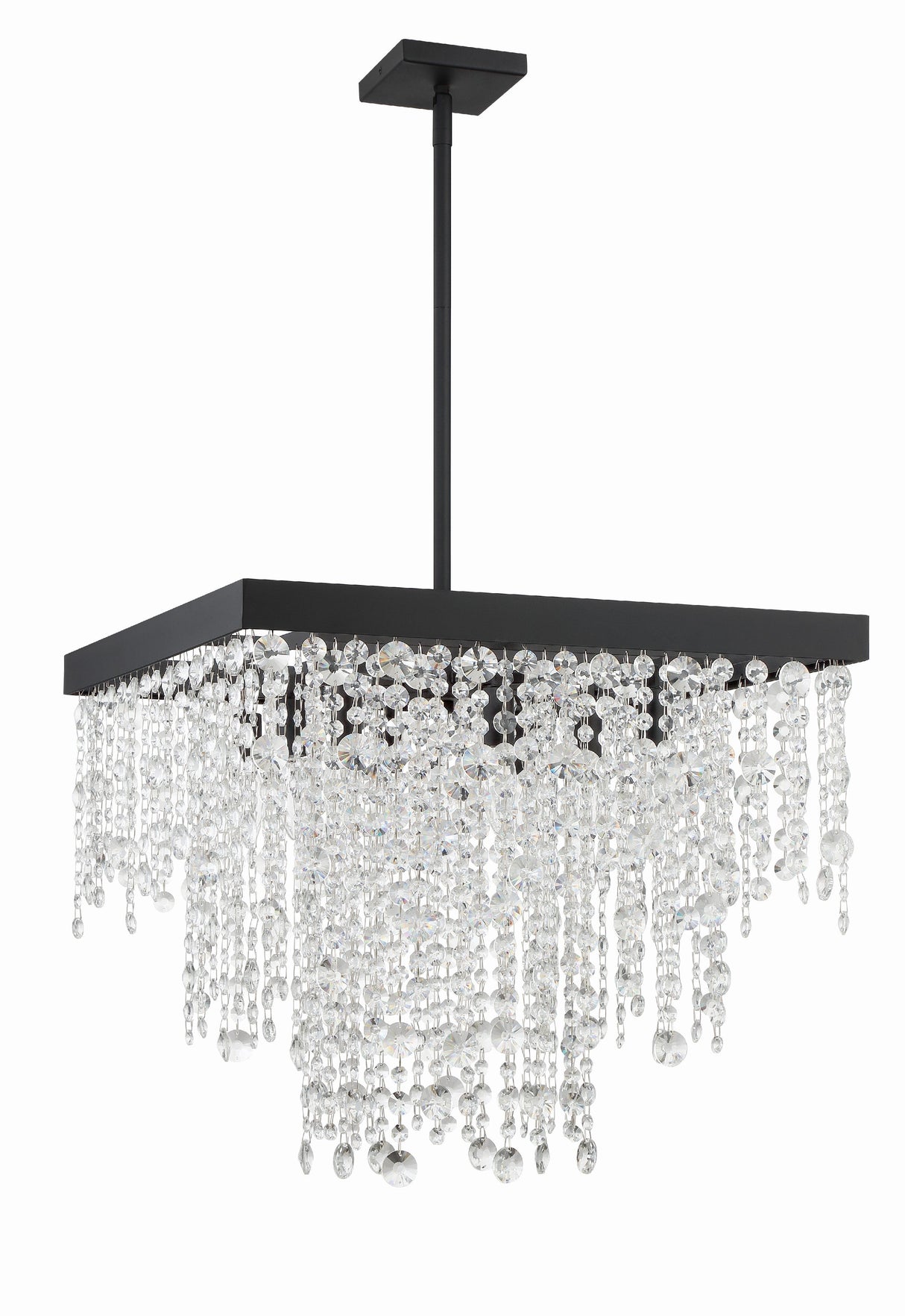 Winham 8 Light Black Forged Chandelier WIN-618-BF-CL-MWP