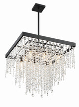 Winham 8 Light Black Forged Chandelier WIN-618-BF-CL-MWP