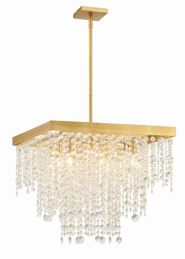 Winham 8 Light Black Forged Chandelier WIN-618-BF-CL-MWP