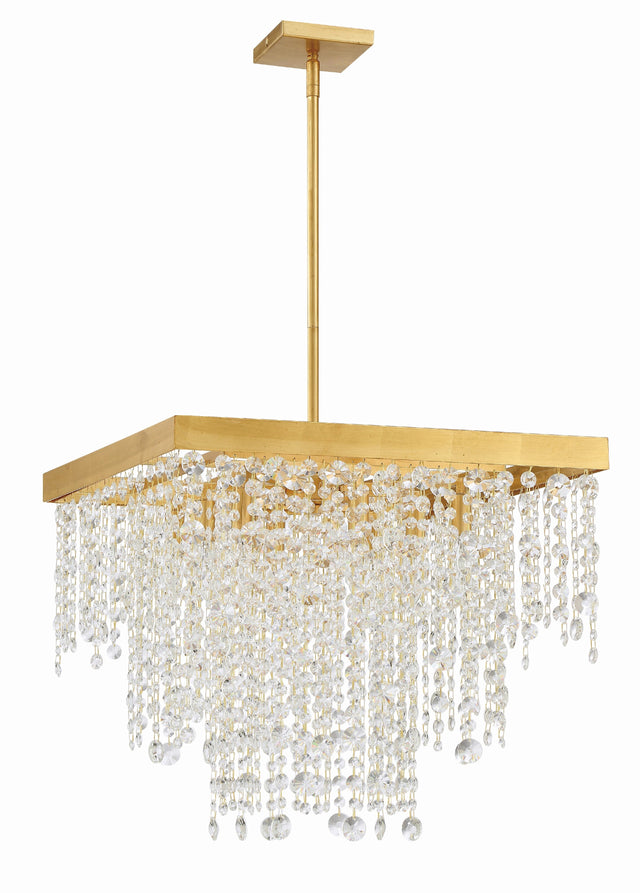 Winham 8 Light Black Forged Chandelier WIN-618-BF-CL-MWP