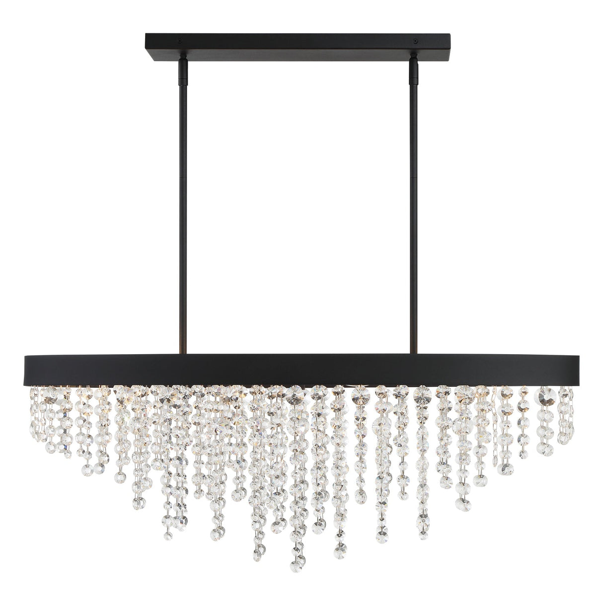 Winham 8 Light Black Forged Chandelier WIN-619-BF-CL-MWP