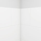 DreamLine DreamStone 36 in. D x 36 in. W x 84 in. H Corner Shower Wall Kit in White Traditional Subway Pattern