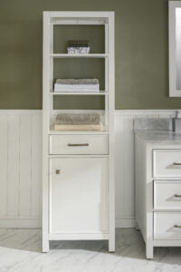Legion Furniture 21" WHITE LINEN CABINET WLF2121-W-LC