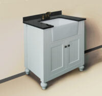 Legion Furniture 30" SINK VANITY WITHOUT FAUCET WLF6022-W