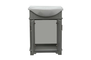 Legion Furniture 24" GRAY SINK VANITY, NO FAUCET WLF6042-G
