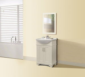 Legion Furniture 24" WHITE SINK VANITY, NO FAUCET WLF6042-W