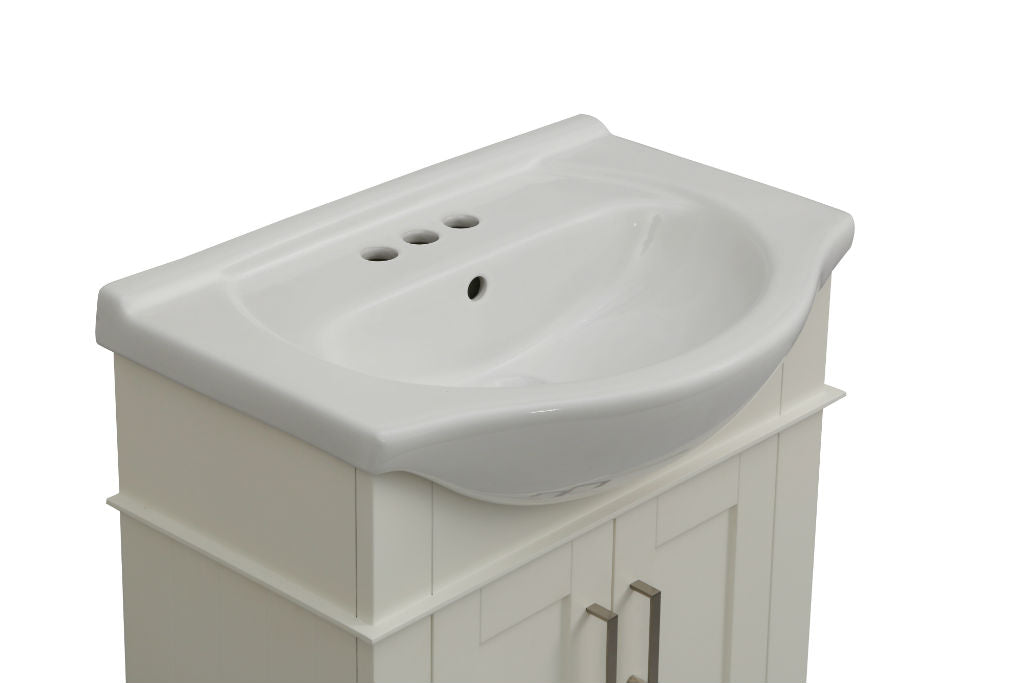 Legion Furniture 24" WHITE SINK VANITY, NO FAUCET WLF6042-W