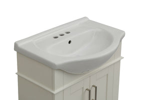 Legion Furniture 24" WHITE SINK VANITY, NO FAUCET WLF6042-W