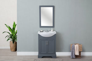 Legion Furniture 24" GRAY SINK VANITY, NO FAUCET WLF6046