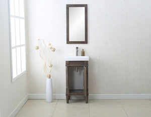 Legion Furniture 18" WEATHERED GRAY SINK VANITY WLF7021-18