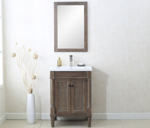 Legion Furniture 24" WEATHERED GRAY SINK VANITY WLF7021-24