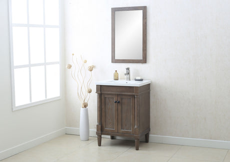 Legion Furniture 24" WEATHERED GRAY SINK VANITY WLF7021-24