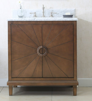 Legion Furniture 30" ANTIQUE COFFEE SINK VANITY WITH WLF6013-AB TOP OR WLF7040-31-TOP WLF7040-30-CW