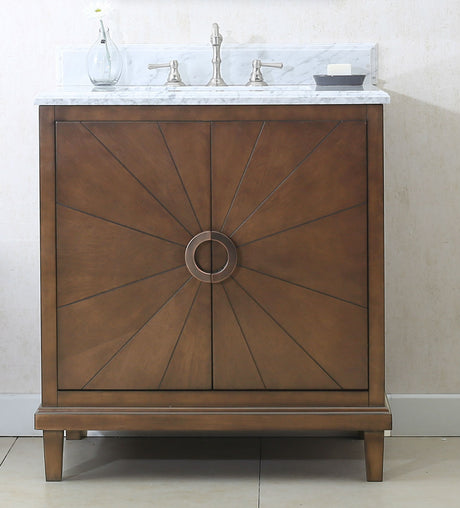 Legion Furniture 30" ANTIQUE COFFEE SINK VANITY WITH WLF6013-AB TOP OR WLF7040-31-TOP WLF7040-30-CW