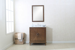 Legion Furniture 30" ANTIQUE COFFEE SINK VANITY WITH WLF6013-AB TOP OR WLF7040-31-TOP WLF7040-30-CW