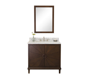Legion Furniture 36" ANTIQUE COFFEE SINK VANITY WITH WLF6013-AB TOP OR WLF7040-31-TOP WLF7040-36-CW