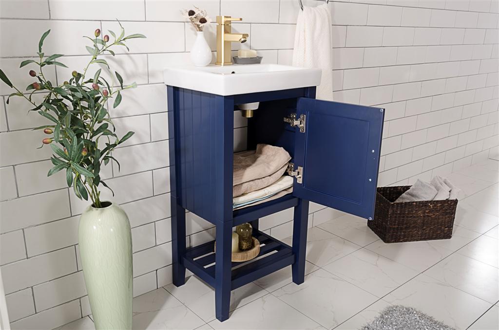 Legion Furniture 18" BLUE SINK VANITY WLF9018-B