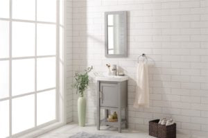 Legion Furniture 18" GRAY SINK VANITY WLF9018-G