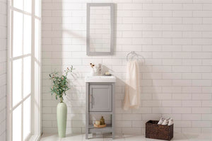 Legion Furniture 18" GRAY SINK VANITY WLF9018-G