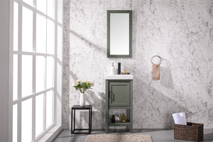 Legion Furniture 18" PEWTER GREEN SINK VANITY WLF9018-PG