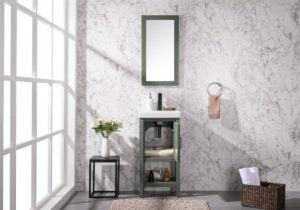 Legion Furniture 18" PEWTER GREEN SINK VANITY WLF9018-PG