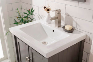 Legion Furniture 24" KD GRAY SINK VANITY WLF9024-G