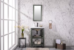 Legion Furniture 24" KD PEWTER GREEN SINK VANITY WLF9024-PG