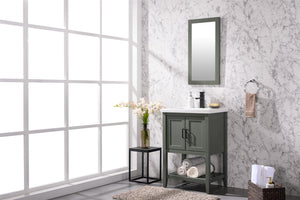 Legion Furniture 24" KD PEWTER GREEN SINK VANITY WLF9024-PG