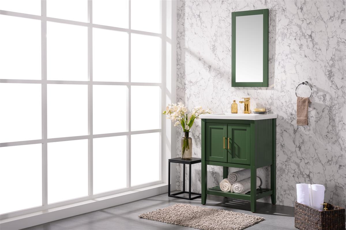 Legion Furniture 24" KD VOGUE GREEN SINK VANITY WLF9024-VG