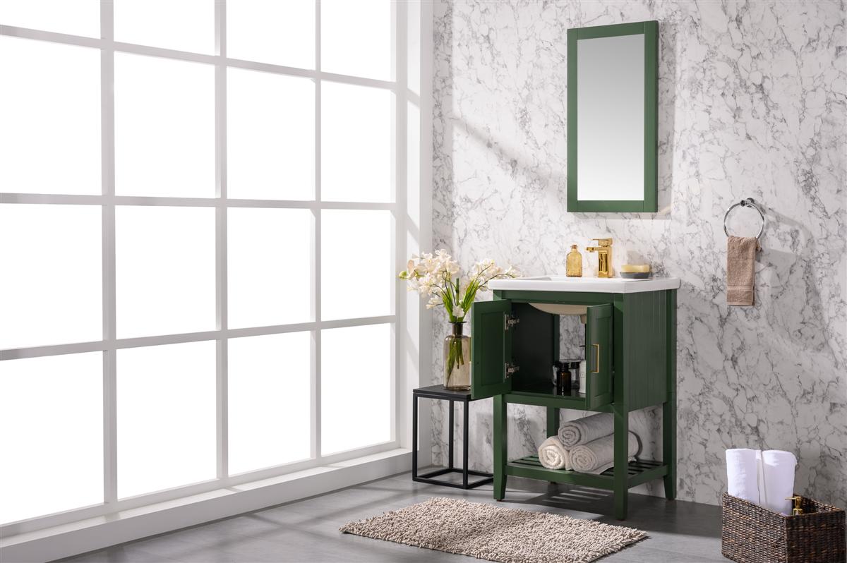 Legion Furniture 24" KD VOGUE GREEN SINK VANITY WLF9024-VG
