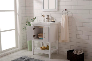 Legion Furniture 24" KD WHITE SINK VANITY WLF9024-W