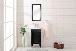 Legion Furniture 18" ESPRESSO SINK VANITY WLF9018-E