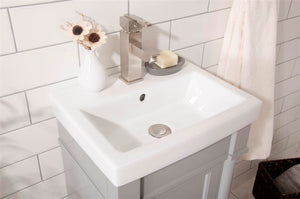 Legion Furniture 18" GRAY SINK VANITY WLF9218-G