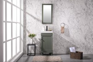 Legion Furniture 18" PEWTER GREEN SINK VANITY WLF9318-PG