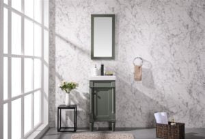 Legion Furniture 18" PEWTER GREEN SINK VANITY WLF9218-PG